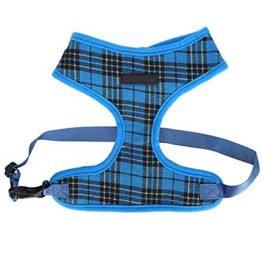 Imagem de CUOFYUNL Arnês para cães de estimação Colete respirável estilo coleira para cachorros colete de malha macia para cães pequenos e médios (eu)