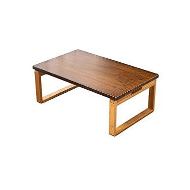 Imagem de Mesa de café, mesa de centro dobrável, moderna, minimalista, tatami, mesa de café, móveis de madeira maciça, mesa de chá para sala de estar