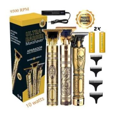 Imagem de Barbeador Titanium Ultra Barber Maxshaver Original 10 Watts - Lamina d