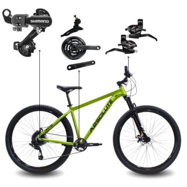 Imagem de Bicicleta Aro 29 Absolute Nero 5 MTB Alumínio 21 Marchas Câmbio Shimano Freio a Disco-Unissex