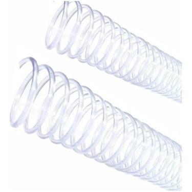 Imagem de Espiral para Encadernação Cristal 14 mm para 85 folhas 100un - Cassmar