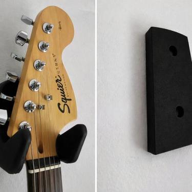 Imagem de Suporte Parede Guitarra Violao Contra Baixo - Preto - 2pc - RPD INDUST