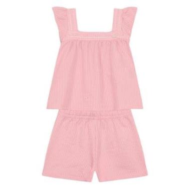 Imagem de Conjunto infantil menina em fio tinto Mundi-Feminino