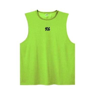 Imagem de Camisetas Sem Mangas Em Malha Para Homens, Tops De Corrida, Roupas De 