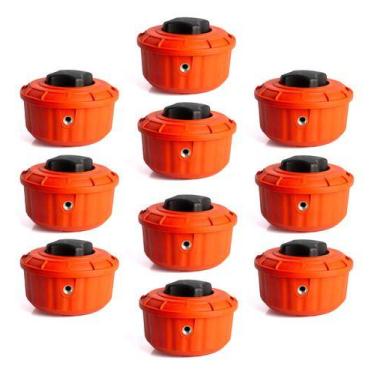 Imagem de Kit 10 Carretel Nylon Automático M10x1.25 Roçadeira - Sanre - Sanre Br