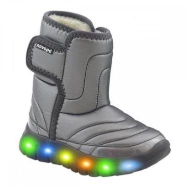 Imagem de Bota Infantil Novopé Led Forrada Lã Pelinho Masculina-Masculino