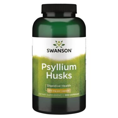 Imagem de Suplemento De Fibra Dietética Swanson Psyllium Husk 610Mg 300 Cap-Unissex