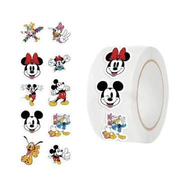 Imagem de Adesivos De PVC Mickey Mouse E Pato Donald 500pcs Decalques DIY Para L