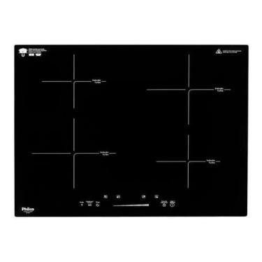 Imagem de Fogão Cooktop de Indução PCT40P 9 níveis+Turbo Touch Preto P - Philco