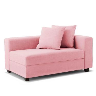 Imagem de Recamier Divã Aspen 1,60m Corino Rosa Bebe - Inova Decorações 