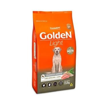 Imagem de Ração Golden Fórmula Light Cães Adultos Frango e Arroz 15kg - PREMIER 