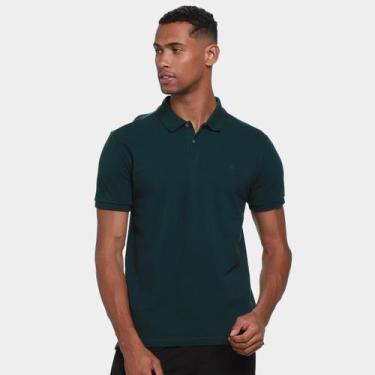 Imagem de Camisa Polo Calvin Klein Básica Masculina, Verde claro, G