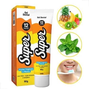 Imagem de Gel Dental Cimed Super 12h Frutas Tropicais 90g - Nobel
