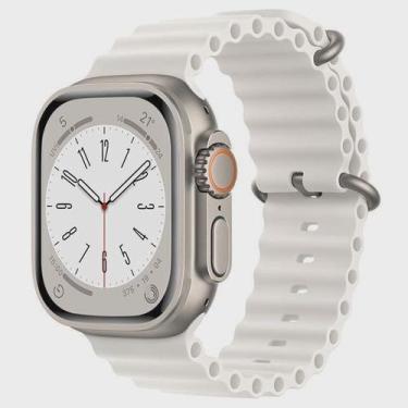 Imagem de Pulseira Silicone Oceano Compativel Apple Watch 42mm 44mm 45mm 49Mm - 
