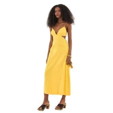 Imagem de Vestido Colcci Midi Com Decote Em V Cut Out-Feminino