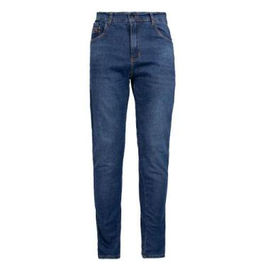 Imagem de Calça Jeans Masculina Max Denim Tradicional Azul, Azul, 46