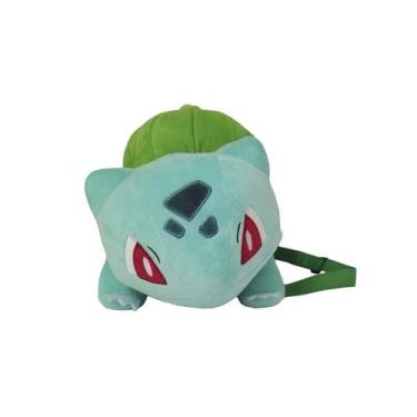 Imagem de Mochila Pelúcia Pokémon Bulbassauro PK0003 - BBR TOYS
