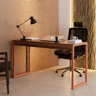 Imagem de Mesa Escrivaninha Industrial Desk 90 Color Quarto Escritório Canela Co