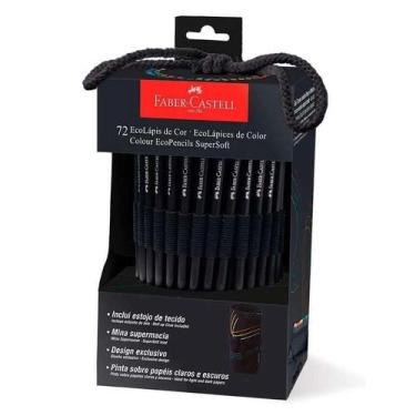 Imagem de Lápis de Cor Ecolápis Supersoft 120772 72 Cores - Faber Castell - Tend