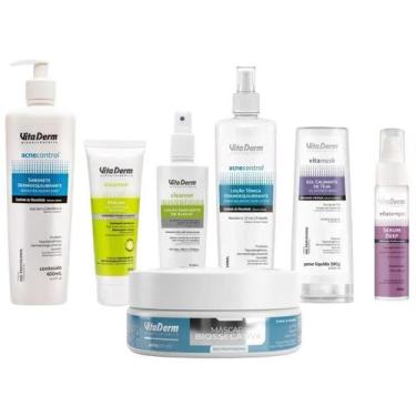 Imagem de Kit Limpeza de Pele Vita Derm Com Máscara Biossecativa
