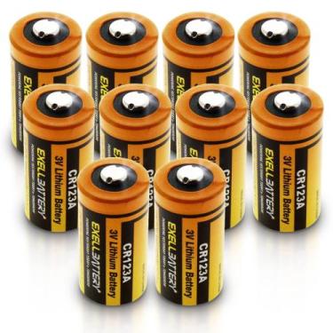 Imagem de Bateria Exell EB-CR123A 3V de Lítio 1700mAh Pacote com 10 - Exell Batt