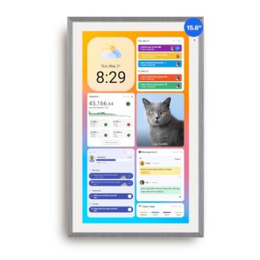Imagem de Apolosign Calendário digital de 39.6 cm, planejador de parede inteligente com sincronização de calendário, tabela de tarefas, refeição, instalação de aplicativos e widget, tela sensível ao toque