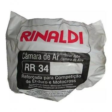 Imagem de Câmara de Ar RC17 460-17 RR34 Reforçada 4mm para Moto Off Road e Enduro Preto Rinaldi