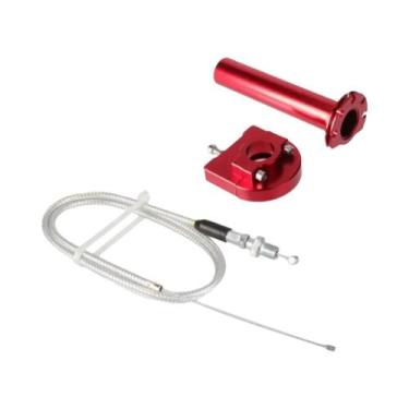Imagem de Manopla De Acelerador De Alumínio CNC De 22mm 78" Com Cabo Universal P