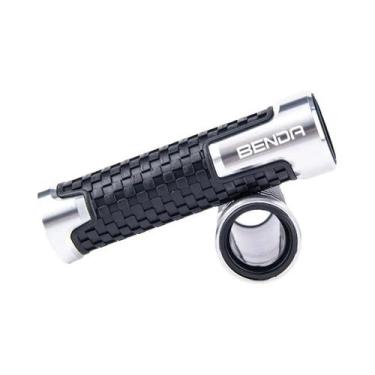 Imagem de Manoplas De Guidão Em Alumínio CNC Com Borracha Para Motocicletas Bend