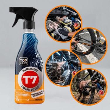 Imagem de Kit 2 Desengraxante T7 Limpeza Pesada Carro Motor Automotivo Tira Grax