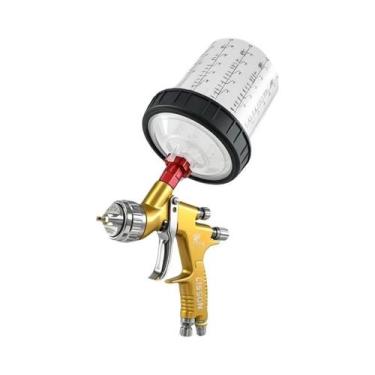 Imagem de Pistola De Pulverização HVLP De 1.3mm Com Copo De Gravidade De 600cc, 