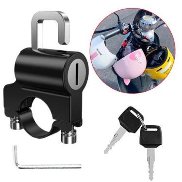 Imagem de Trava Universal Para Capacete De Motocicleta, Antifurto, Montagem No G