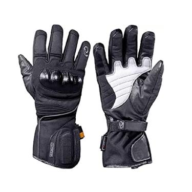 Imagem de Luva Motociclista Riffel Explore Cano Longo Preta - M