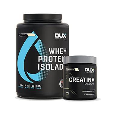 Imagem de Kit 1 Whey Isolado 900g Sabor Baunilha + Creatina Creapure 300g - Dux Nutrition