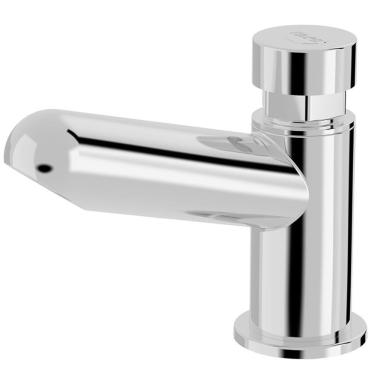 Imagem de Torneira Blukit de Mesa Reta Temporizada ABS Cromado