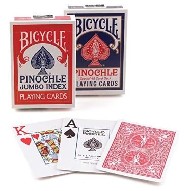 Imagem de Bicycle Baralho Pinochle Jumbo (pacote com 12)