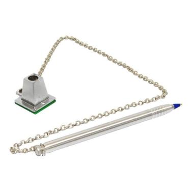 Imagem de Canetas Balcão Fixa Com Corrente Para Mesa Tipo Pirâmide