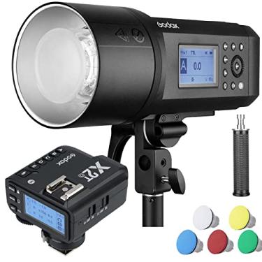 Imagem de Godox AD600Pro 600Ws TTL Flash Outdoor com Godox X2T-O 2.4G 1/8000s 2600mAh Bateria 360 Flashes de Potência Total, 0.01-0.9s Reciclagem Compatível com Canon Nikon Sony FUJIFILM Olympus Panasonic