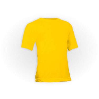 Imagem de Camiseta Micro Dry Colorida Juvenil Amarelo Ouro Tamanho 14