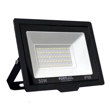 Imagem de Refletor de Led 50W Luz Branca 110/220V 25.000h Fortled