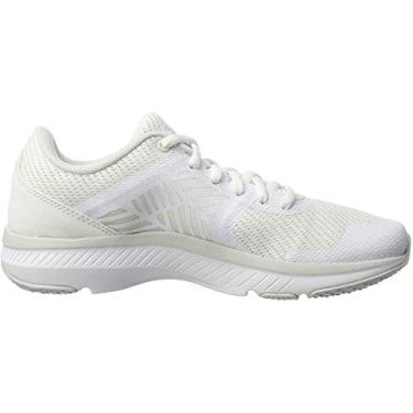 Imagem de Under Armour Tênis feminino Micro G Press, Branco (101)/Cinza Glaciar, 35