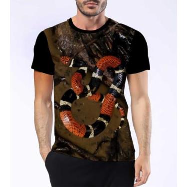 Imagem de Camisa Camiseta Cobra Coral Verdadeira Serpente Venenosa 2 - Dias No E