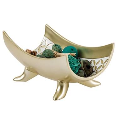 Imagem de (Tigela) - Tigela decorativa de treliça de diamante Schonwerk - Decorações de mesa funcionais - Peças centrais para jantar/sala de estar/recepção/decoração de quarto