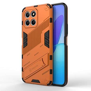 Imagem de HONGYAN Capa de telefone Para honra x8 5g punk armadura pc + tpu capa com suporte Capa protetora