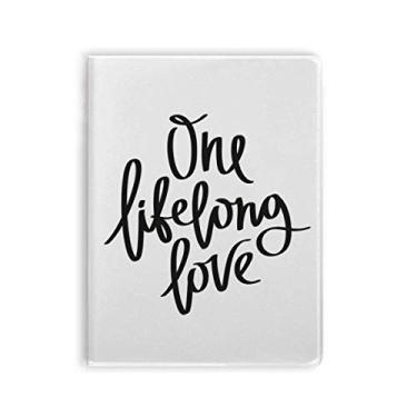 Imagem de Uma citação de amor ao longo da vida Art Deco, para presente, capa de chiclete, diário de capa macia