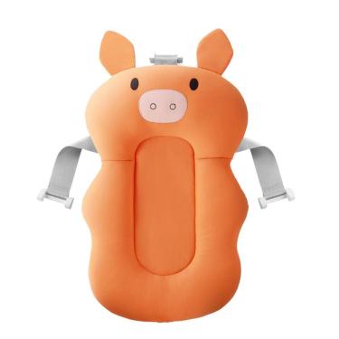 Imagem de Almofada para Banho do Bebê de Suporte para Banheira Infantil Universal com 3 Alças de Encaixe Bichinhos Felizes