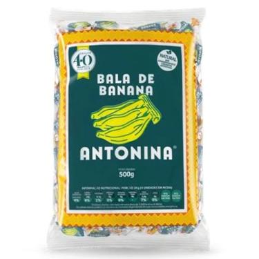 Imagem de Bala De Banana Natural Sem Conservantes 500g - Antonina