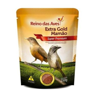 Imagem de Ração Extra Gold Mamão 250gr Reino Das Aves
