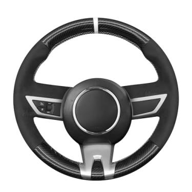 Imagem de MEWANT Capa de volante de couro PU personalizada para Chevrolet Camaro 2010-2013 acessórios de volante para Chevrolet Camaro