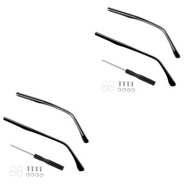 Imagem de Abaodam 2 Pares acessórios para óculos braços de substituição de óculos de segurança acessórios para reparação de óculos oculos de sol acessórios para conserto de óculos peças de óculos